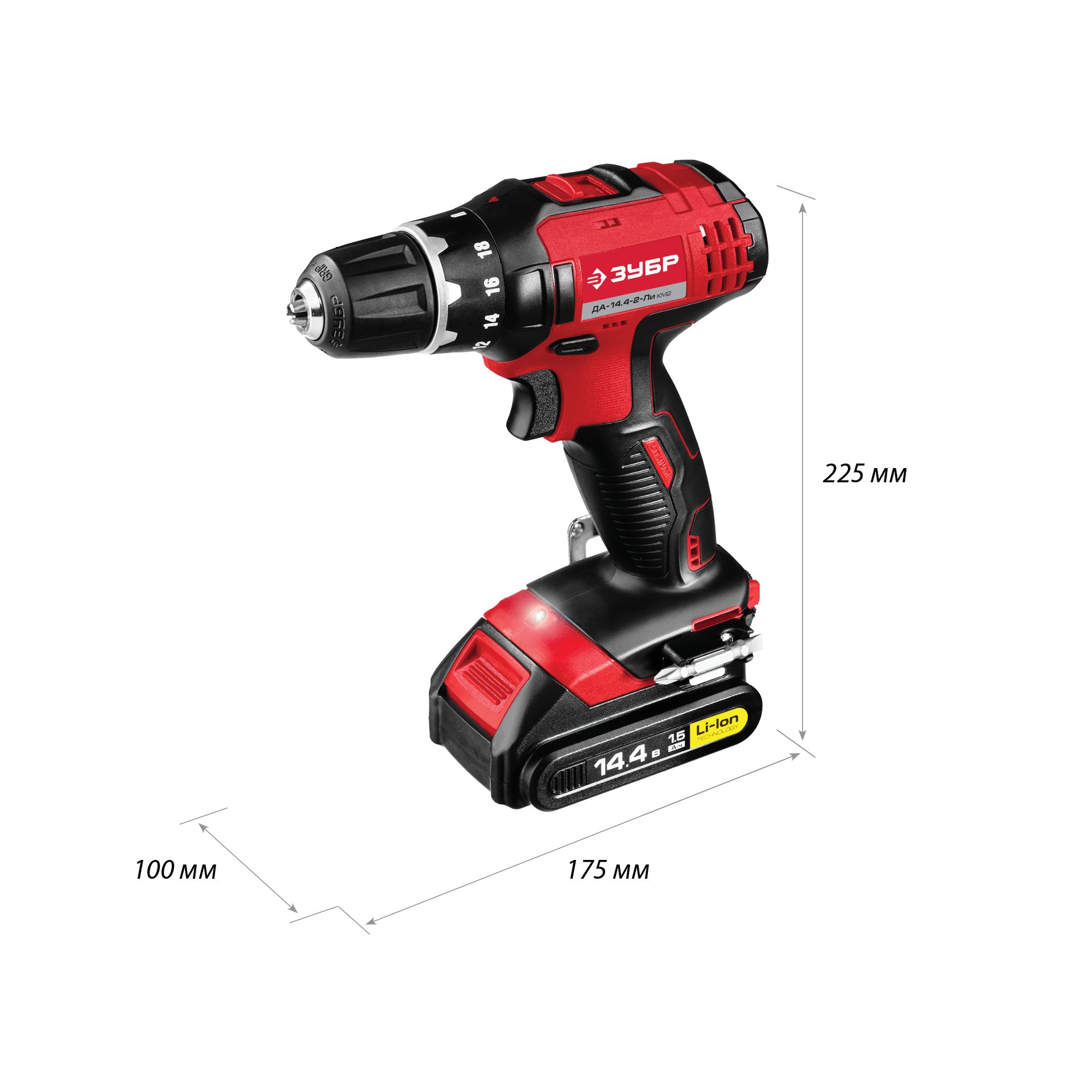 Дрель - шуруповерт ДА-14.4-2-Ли КМ2